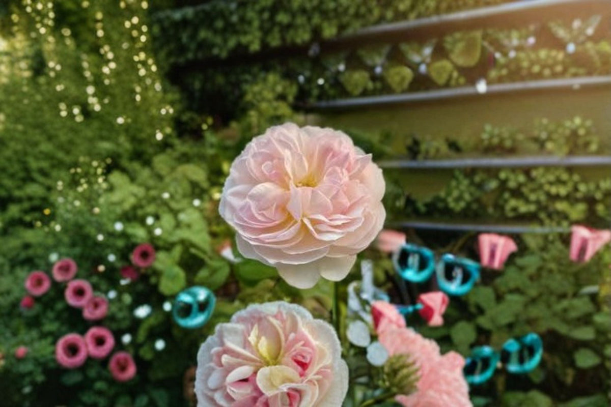 Live Starter Plant - Moonlight in Paris Rose Bush - Fragrant Garden Rose - Rosa ‘Moonlight in Paris’