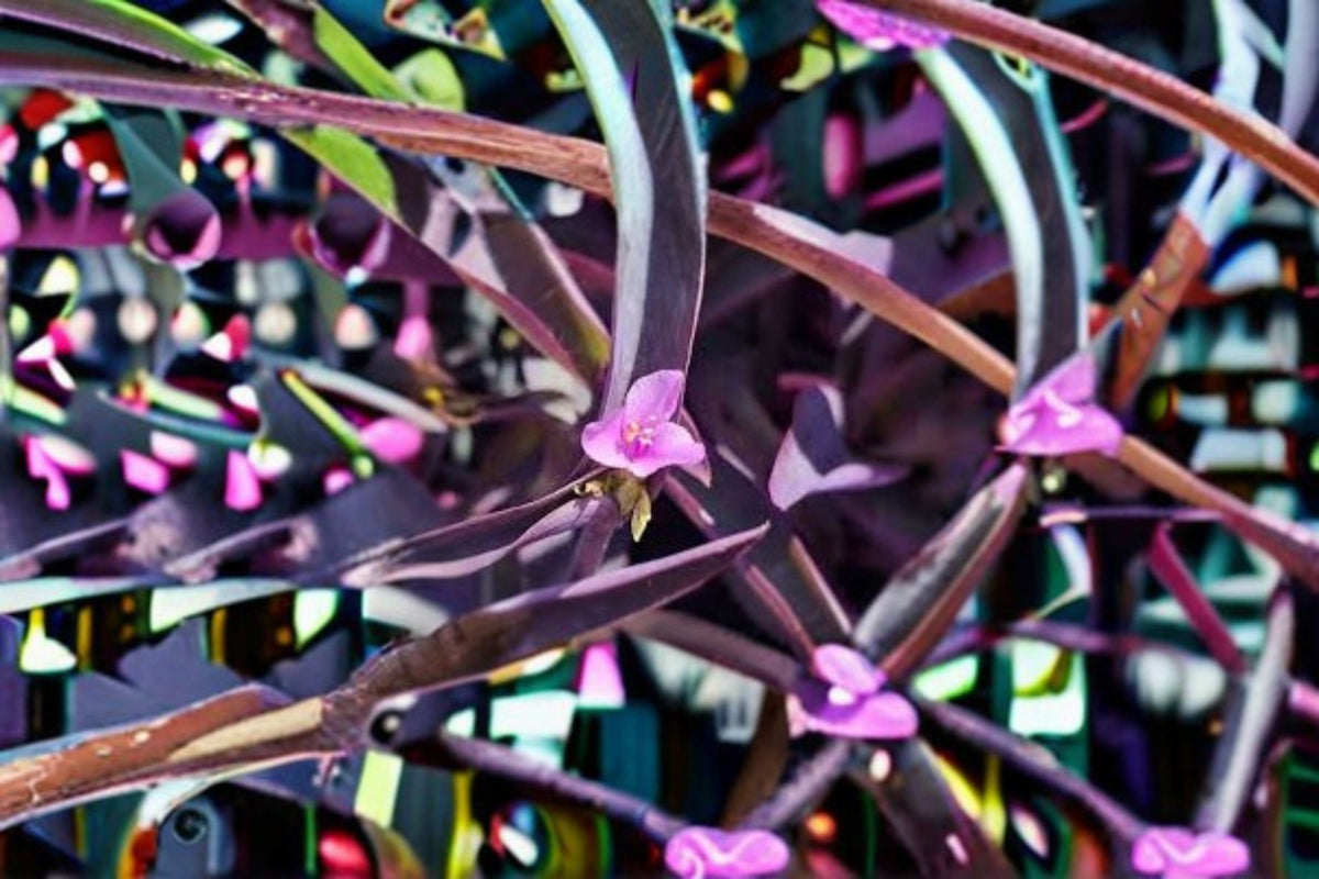Purple Heart Cuttings - Trailing Plant, Purple Foliage, Unrooted Tradescantia pallida, Indoor & Outdoor Garden Propagation