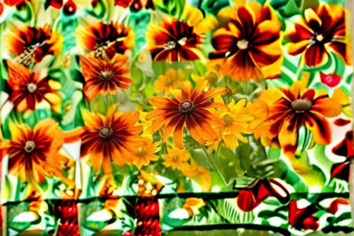 Rudbeckia Sahara Live Plant – Daisy-like Blooms, Pollinator-Friendly, Full Sun, Rudbeckia hirta