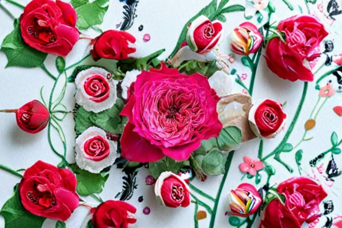 Magic Vuvuzela Coral Pink Rose Plant – Own Root Live Garden & Patio Rose with Layered Blooms