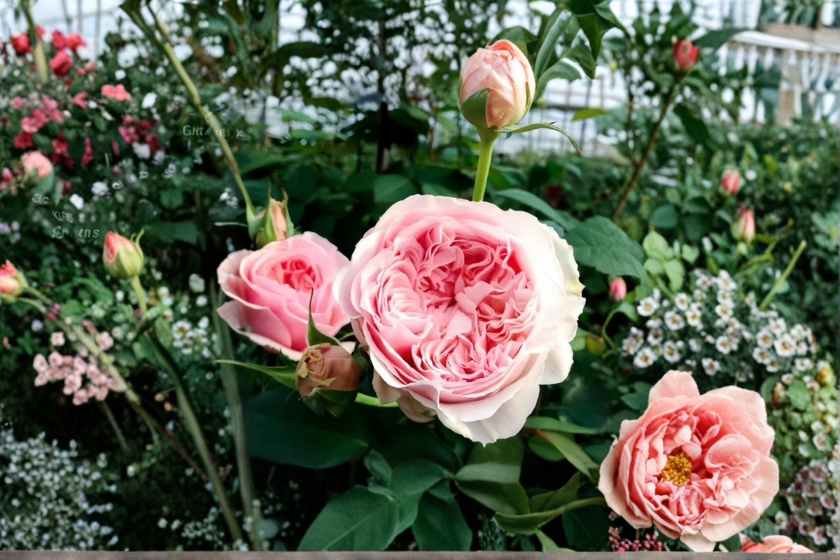 Senlitsu Rose Live Plant – Japanese Garden Rose Rosa Hybrid for Garden Beds & Containers