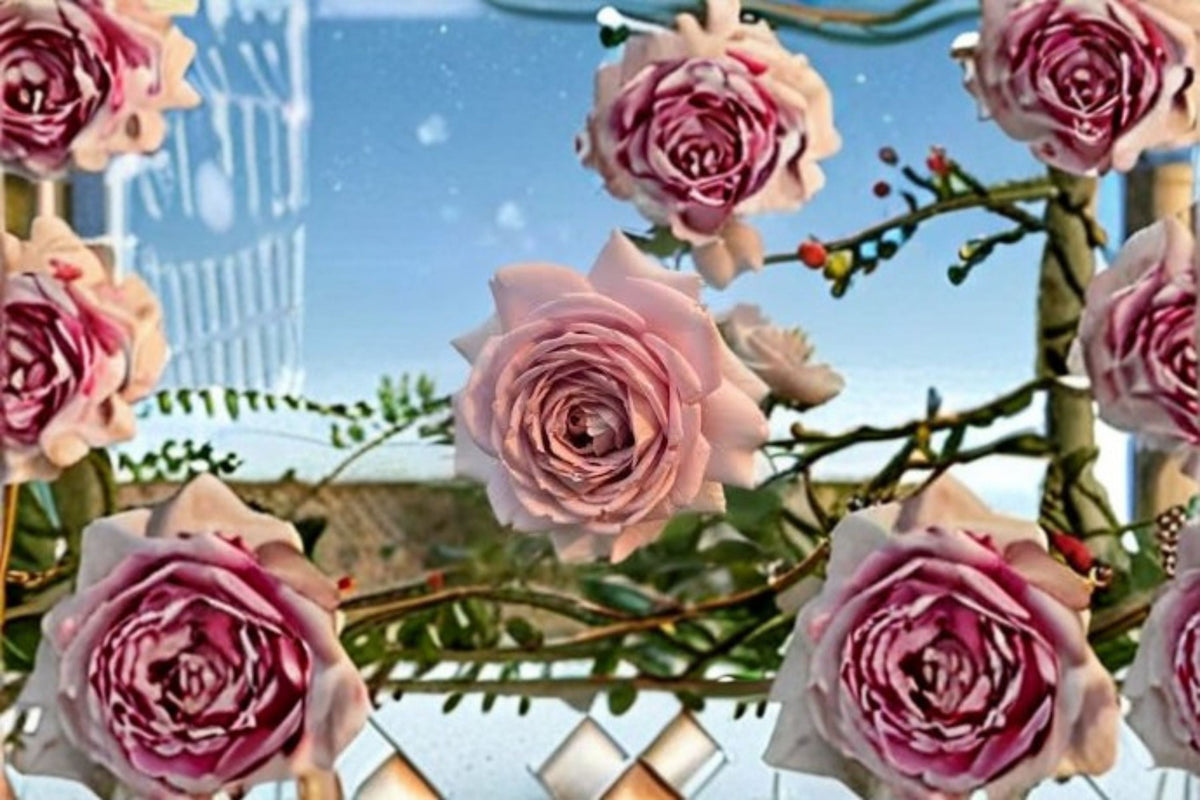 Charity Lowa Rose Live Plant – Fragrant Japanese Own Root Rose for Garden, Patio & Floral Arrangements