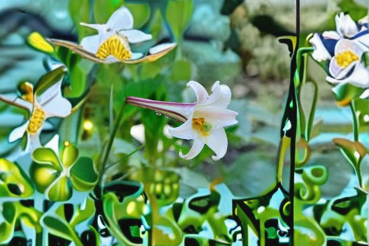 Formosa Lily Bulbs – White Trumpet Flowering Ornamental Perennial – Lilium formosanum for Borders & Gardens