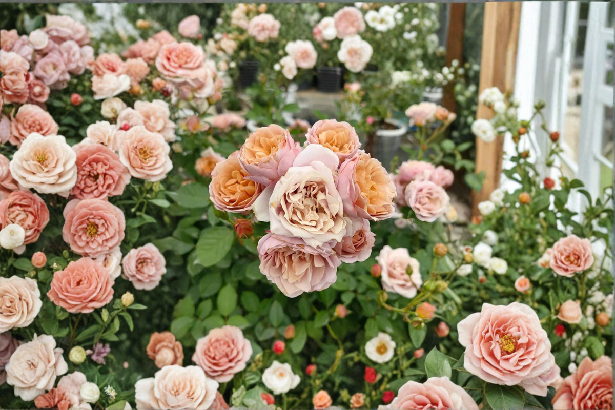 Iori Rose Live Plant – Japanese Pink Garden Rose – Compact Ornamental Rosa Hybrid for Garden & Patio