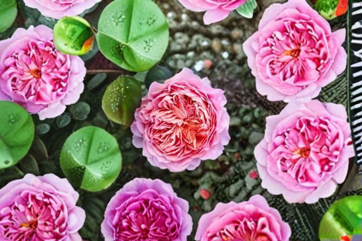 Eisvogel Rose Live Plant – Fragrant German Nostalgia Rose – Own Root Shrub with Large Blooms & Disease Resistance