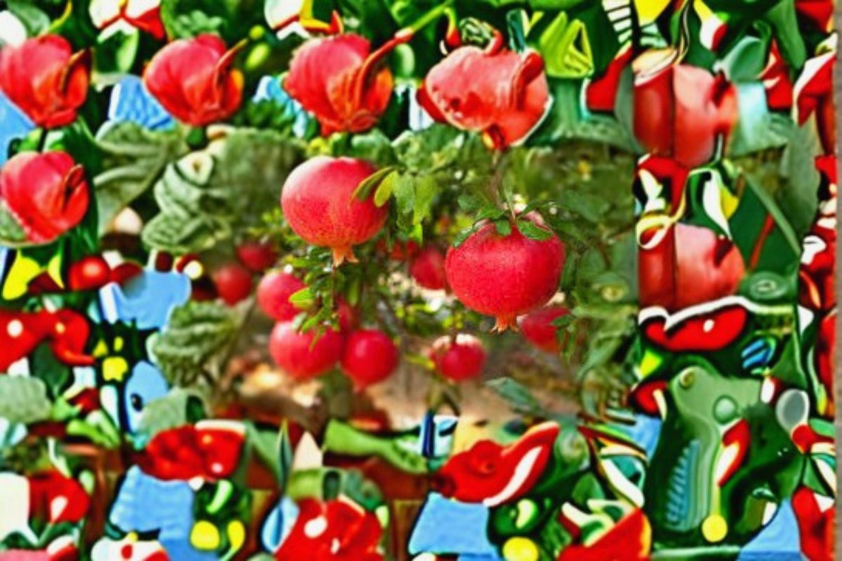 Pomegranate Cuttings 7-Pack, Punica granatum, Fruit Tree Propagation, Edible Red Fruit, Garden Orchard Plant
