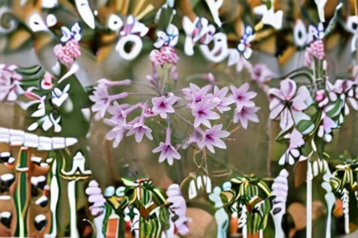 Society Garlic Plant – Perennial Herb with Lavender-Pink Flowers – Tulbaghia violacea