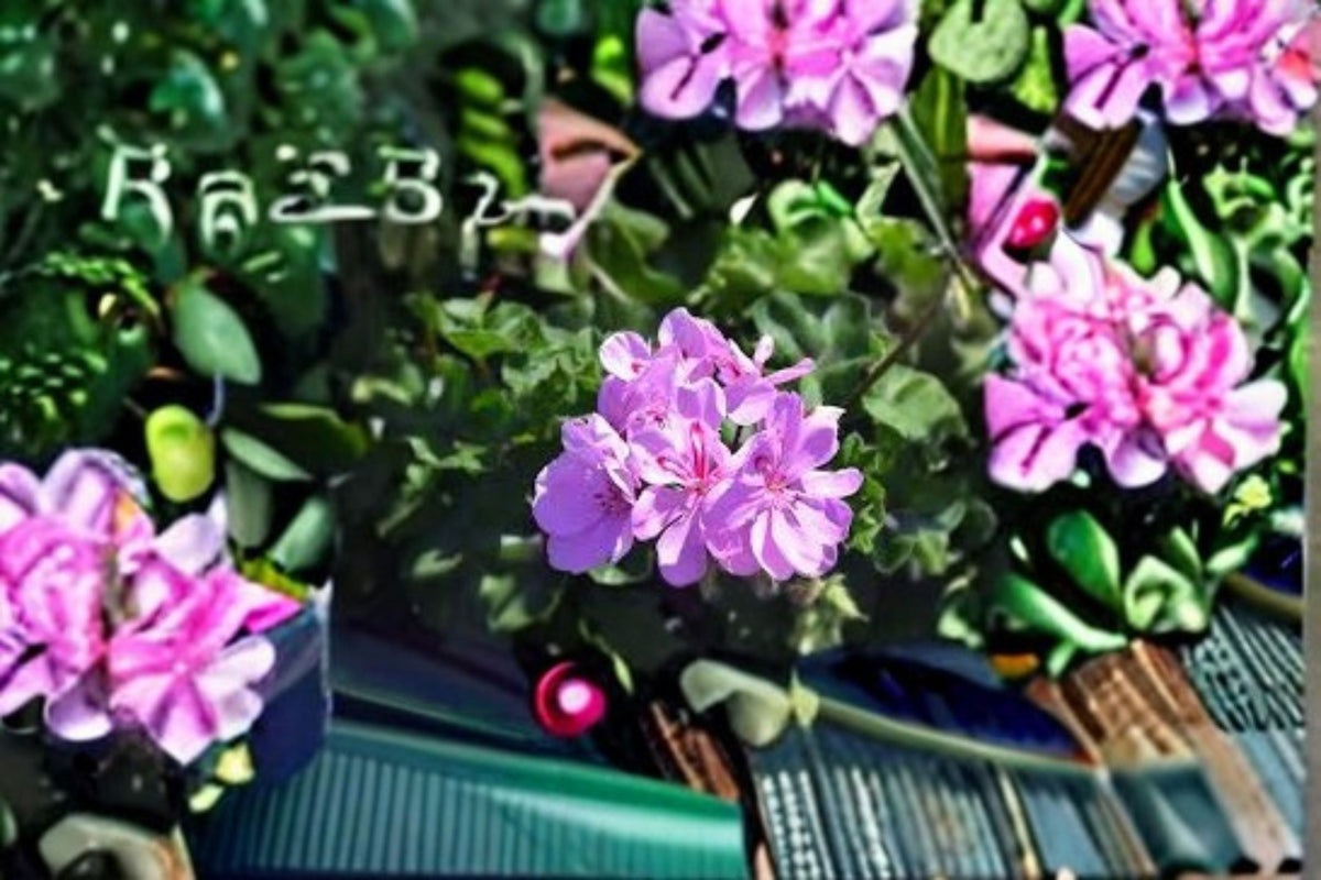 Lavender Ivy Geranium Cuttings – Trailing Pelargonium peltatum with Lavender Flowers – Unrooted Plant for Containers & Hanging Baskets
