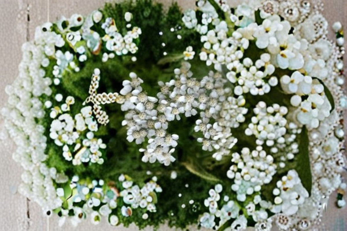 White Yarrow Live Plant Clump – Achillea millefolium Perennial for Gardens, Borders & Pollinator Gardens