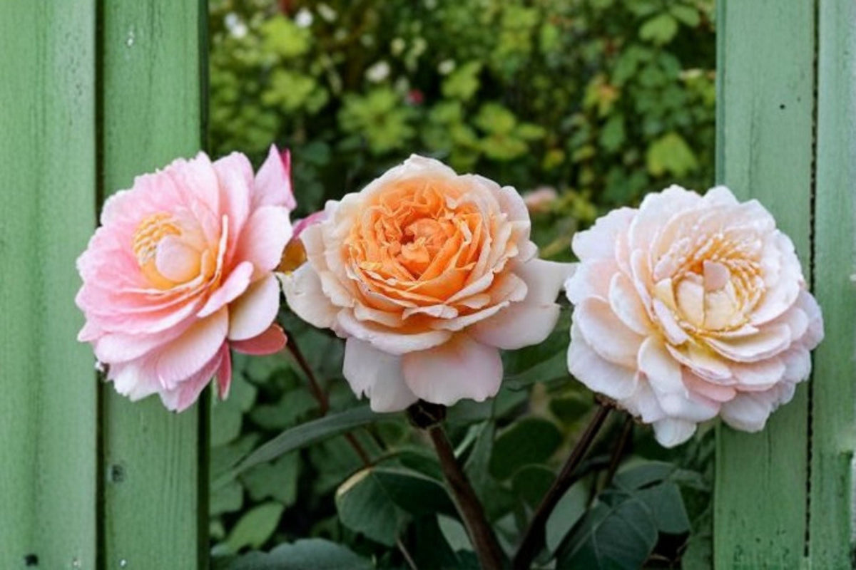 Großherzogin Luise Rose Live Plant – Fragrant Kordes Shrub Rose, Own Root, Repeat Blooming, Disease Resistant, 11 cm Flowers
