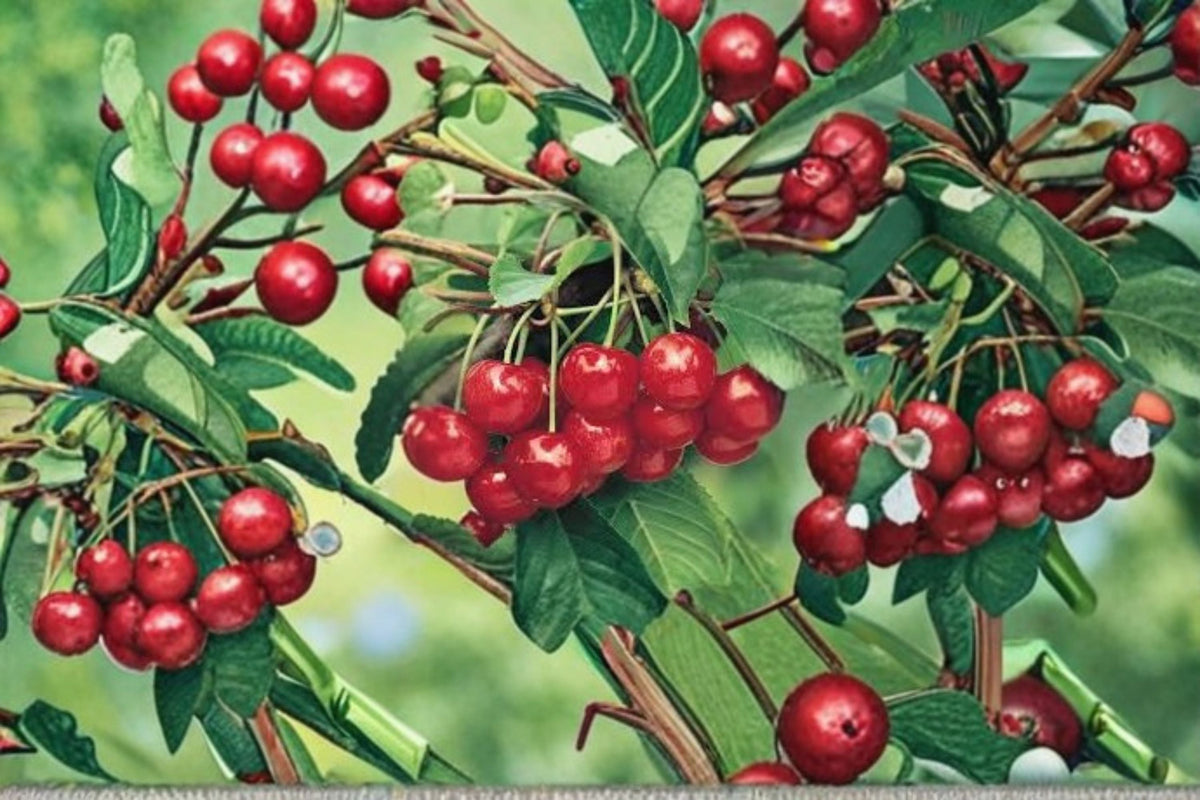 Montmorency Cherry Cuttings - Tart Cherry Tree Propagation - Prunus cerasus - Fruit Tree for Garden or Orchard