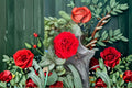 First Edition Own Root Rose Plant – True Red Double Blooms, Repeat Flowering, Shrub Rose, Heat Tolerant, Garden & Patio