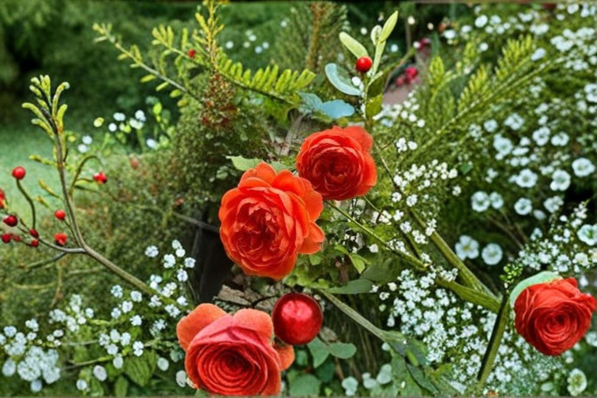 Own Root Garden Rose Plant – Pink Ornamental Rosa Hybrid for Borders, Containers & Landscape