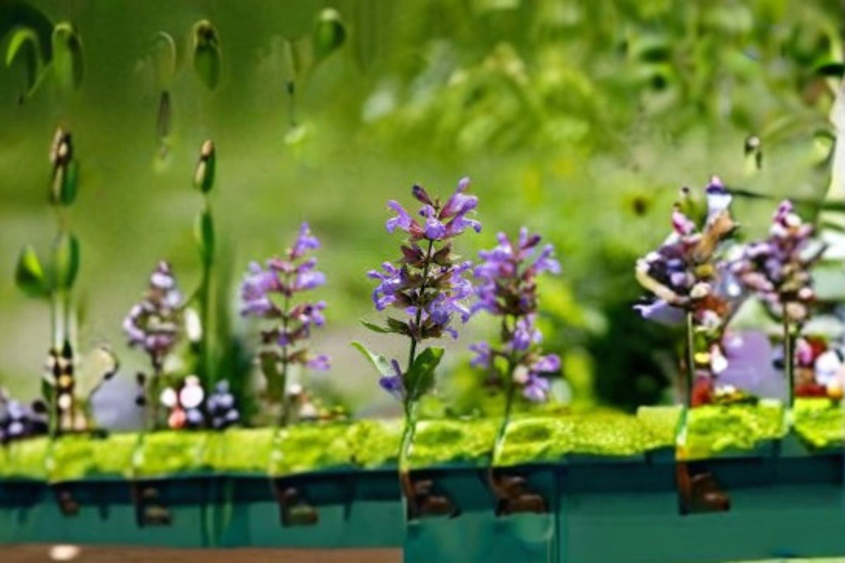 Common Sage Live Plant in 2.5-Inch Nursery Cube, Salvia officinalis, Aromatic Culinary Herb, Perennial, Drought Tolerant