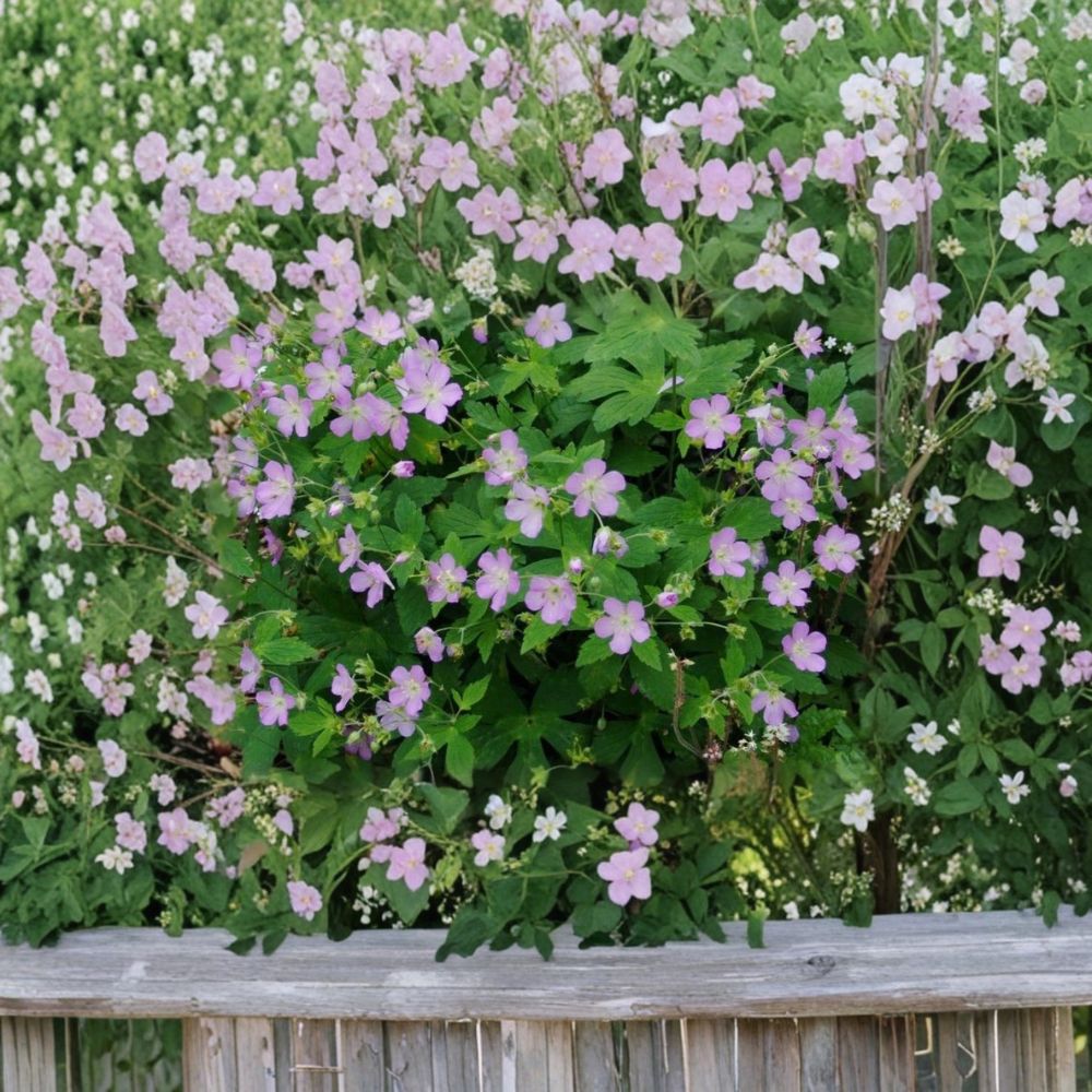 Wild Geranium Bare Roots 5 Pack, Cranesbill Perennial, Shade & Sun Garden Plant, Durable, Multicolored Blooms, Naturalized Landscape