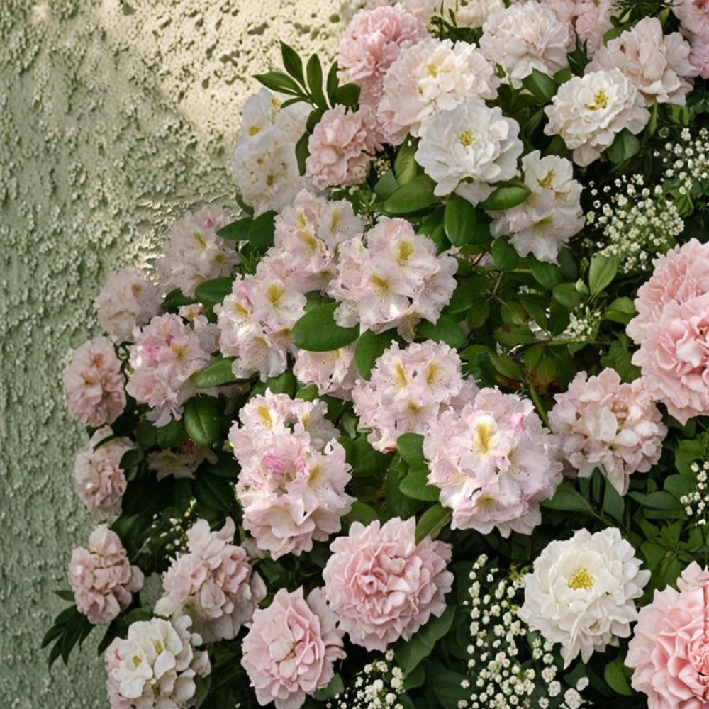 Rhododendron ‘Janet Blair’ Live Evergreen Shrub with Fragrant Pink Blooms, Golden Blotch, Hardy, Field Grown 15–18 Inches Wide
