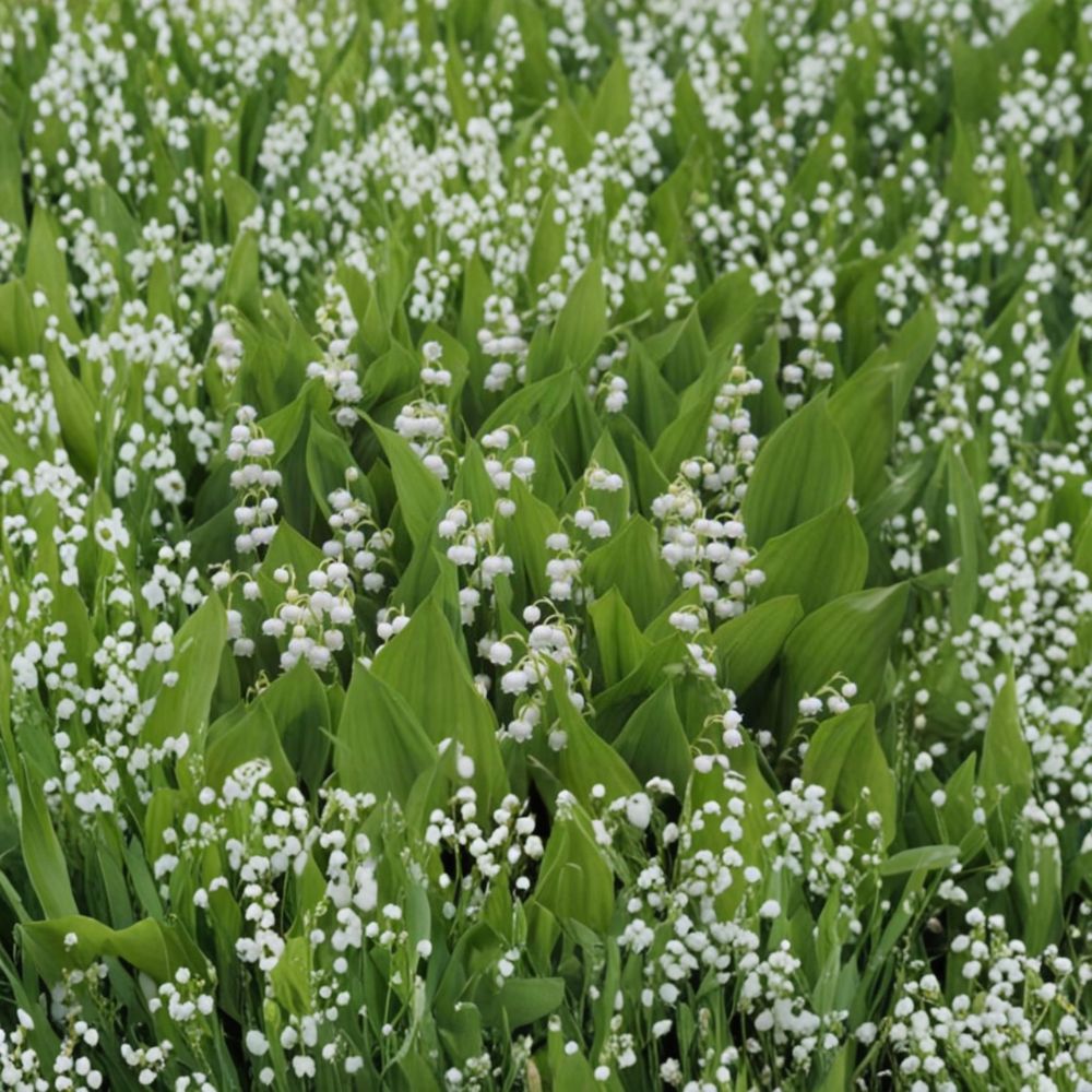 Lily of the Valley Bare Root Plants – Fragrant White Spring Flowers – Groundcover – Convallaria majalis, Shade Garden Perennial
