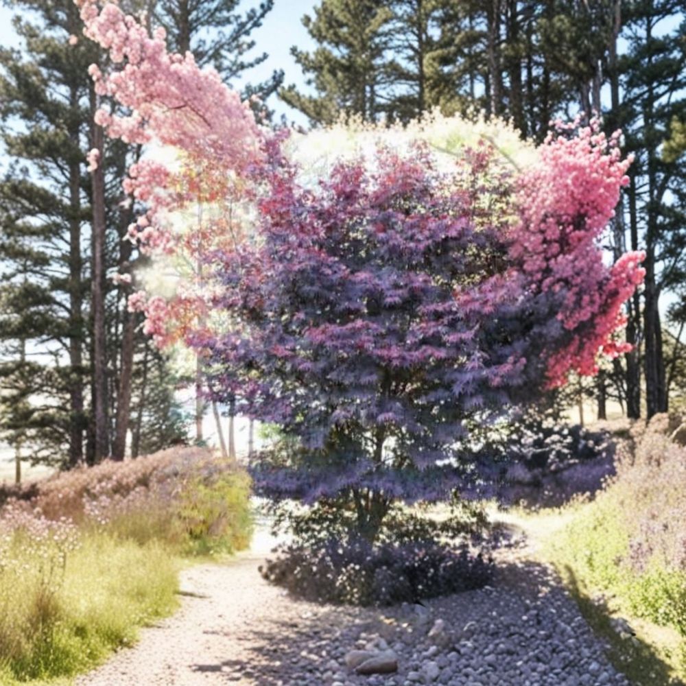Acer palmatum ‘Lozita’ Red Japanese Maple Live Tree – 18–30 Inches, Scarlet Fall Color, Ornamental Landscape Maple, #3 Container