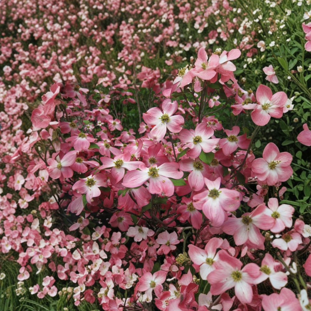 Dogwood Tree Live Plant 1 Gallon Pot Red Flowering Cornus florida 'Cherokee Chief' Ornamental Landscape Tree