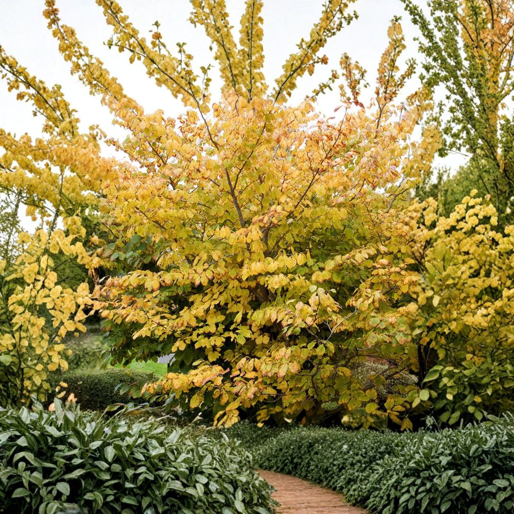 Witch Hazel Live Plant – Hamamelis virginiana 'Ice Queen' – Fragrant Winter Blooms – Native Shrub for Cold Climate