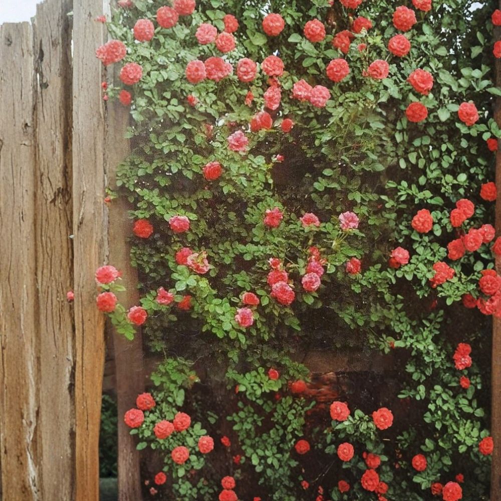 Climbing Rose Plant 2 Gallon Salmon Pink Fragrant Rosa hybrid 'America' for Trellises & Arbors