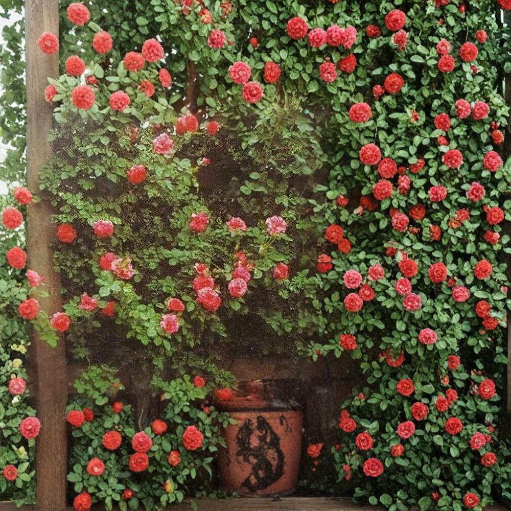 Climbing Rose Plant – Salmon Pink Fragrant Bloom – 5 Gallon Rosa hybrid 'America' for Trellis & Arbor