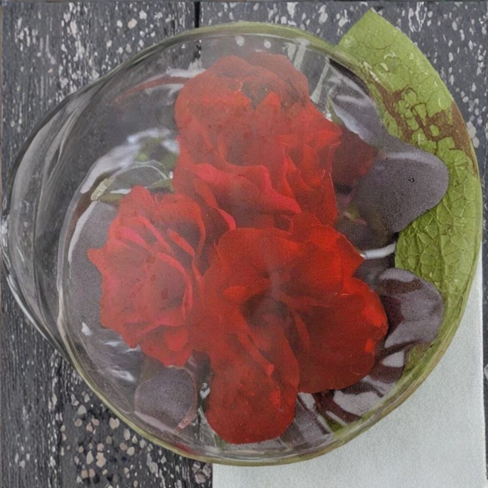 Europeana Floribunda Rose – Live Dark Crimson Red Garden Rose Bush, 2-Gallon, Repeat Blooming, Compact, Rosa 'Europeana'