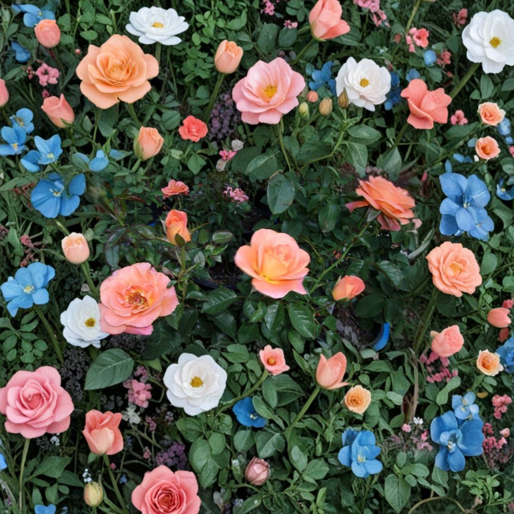 Live New Year Grandiflora Rose Plant, 1 Gallon, Vibrant Orange Blooms, Easy to Grow, Landscape & Garden Rose Bush