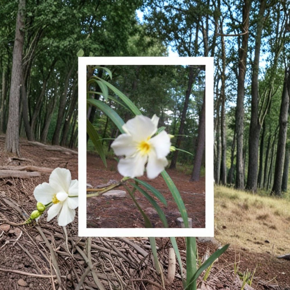 White Oleander Live Plant – 3 Gallon Shrub with White Flowers Nerium oleander for Landscape & Garden
