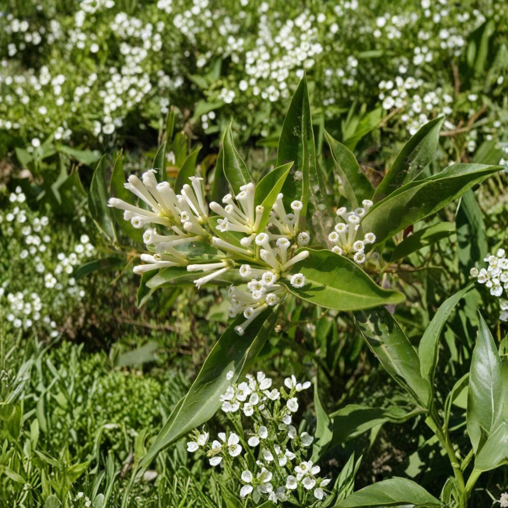 White Chocolate Jasmine Seeds – Day Blooming Jessamine, Fragrant Tropical Shrub, Cestrum diurnum, 10 Seeds