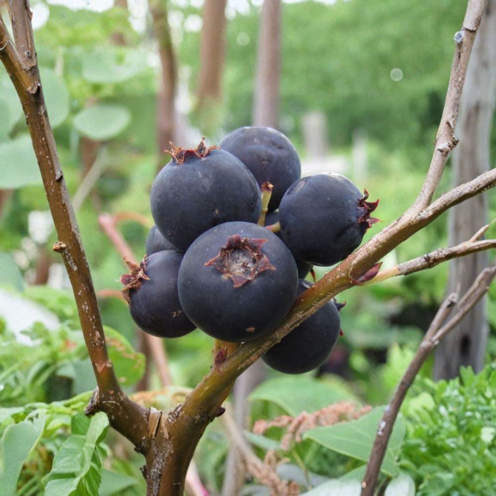 Jennybelle Serviceberry Live Plant | Edible Berry Shrub Tree | Self-Pollinating | Amelanchier obovalis | Zones 5-8