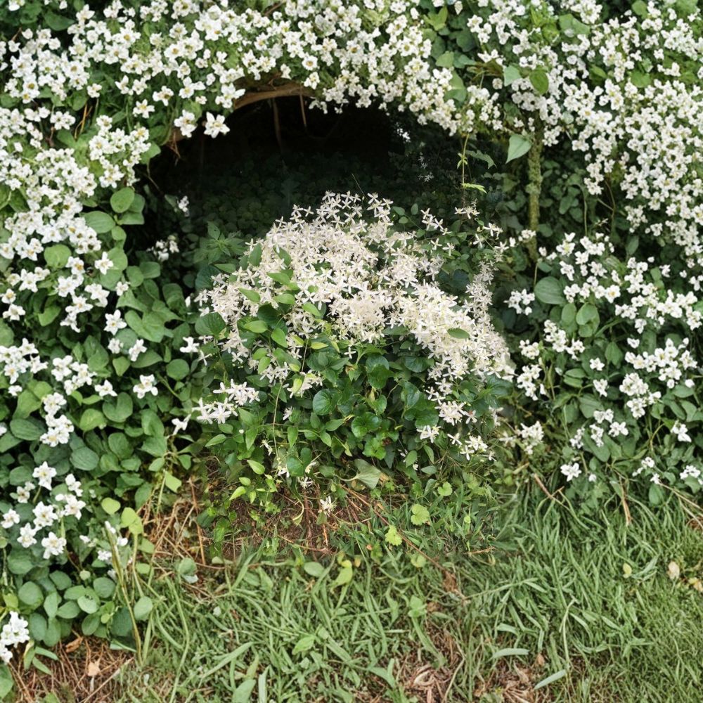 Carolina Jasmine Seeds – White Star Fragrant Climbing Vine, Evergreen Flowering Plant, Outdoor Garden, Jasminum spp.