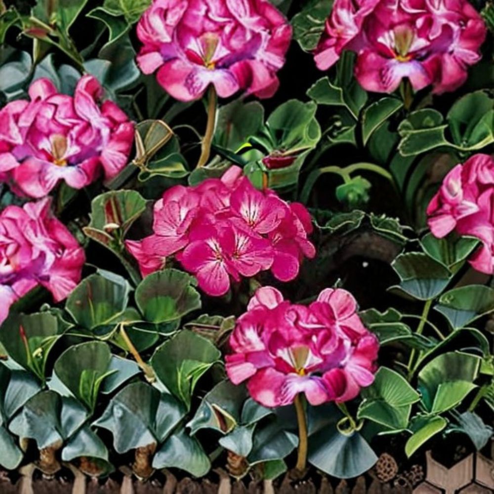 Geranium Seeds Ringo 2000 Pink – Bright Pink Blooms, Compact Pelargonium, Container-Friendly, Easy to Grow, 1,000 Seeds