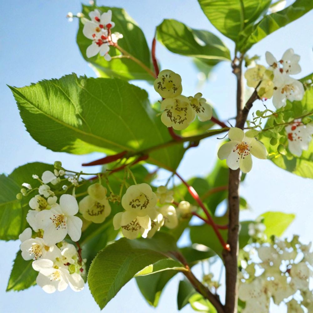 Clark Male Hardy Kiwi Vine – Live Rooted Pollinator Plant for Zones 4–8 with Fragrant White Flowers and Vigorous Climbing Growth