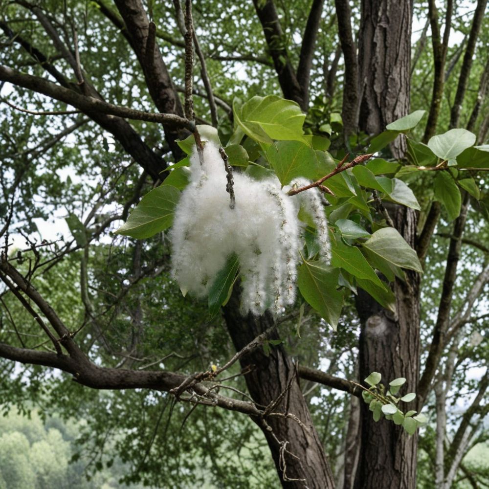 Cottonwood Tree Cuttings – Populus deltoides Native Shade & Privacy Tree – Fast Growing Live Plant Set of 2