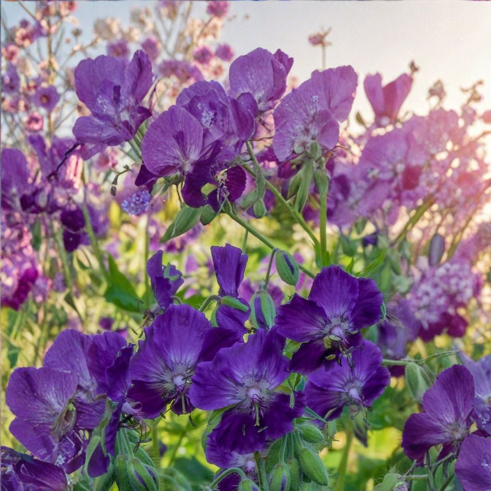Lily Lovell Geranium Seeds – 25+ Premium Pelargonium Seeds for Garden & Patio | Vibrant Colorful Blooms