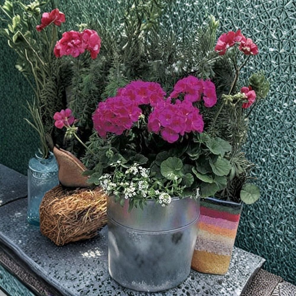 Violet Geranium Seeds – 10 Pelargonium Zonal Seeds for Pots & Garden Beds – Vibrant Purple Annual Flowers
