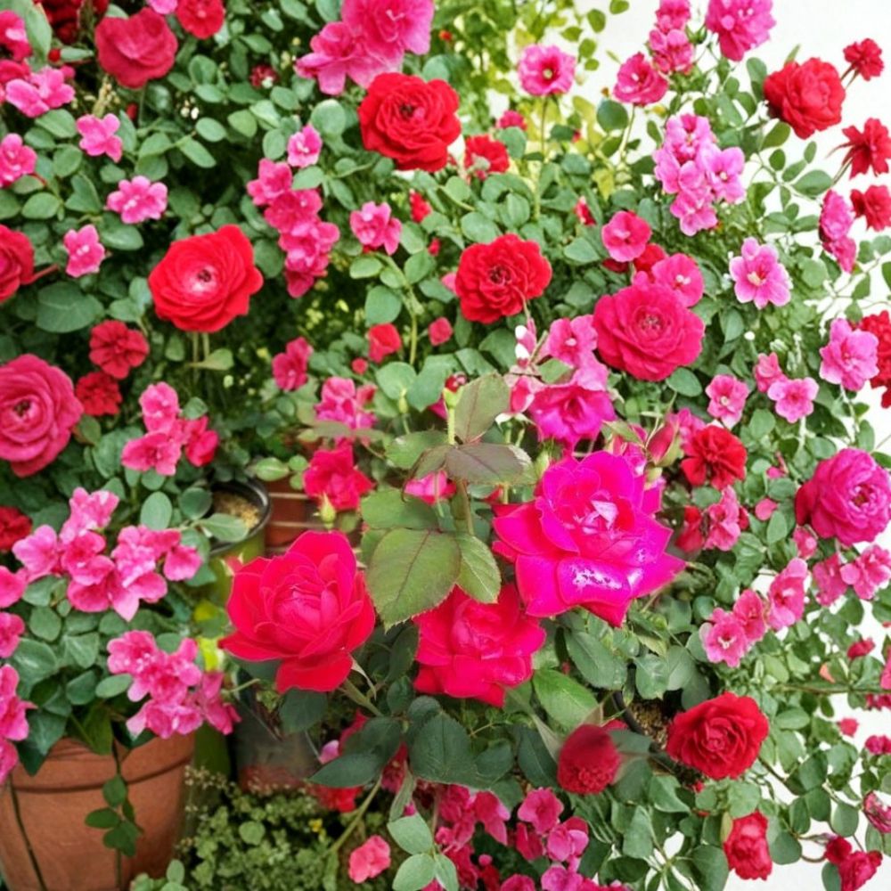 Double Knock Out® Red Rose Live Plant – 5 Gallon Disease-Resistant Flowering Shrub Rosa 'Radtko' for Garden, Landscape, Borders
