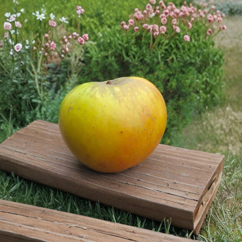 Antonovka Apple Tree – Live Rooted Cold Hardy Heirloom Fruit Tree with Green Yellow Sweet Tart Apples, Zones 3–8