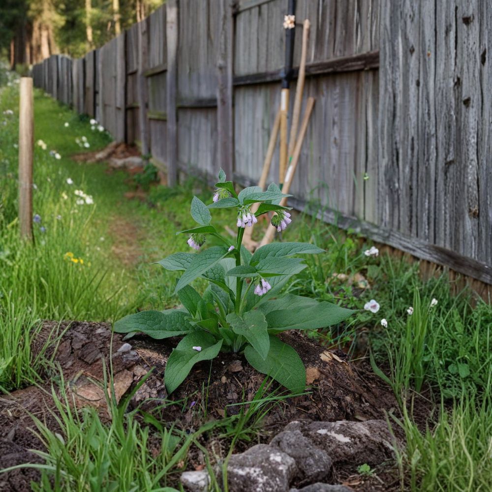 Russian Comfrey Live Root Cutting – Bocking 14 Symphytum uplandicum Organic Fertilizer Plant