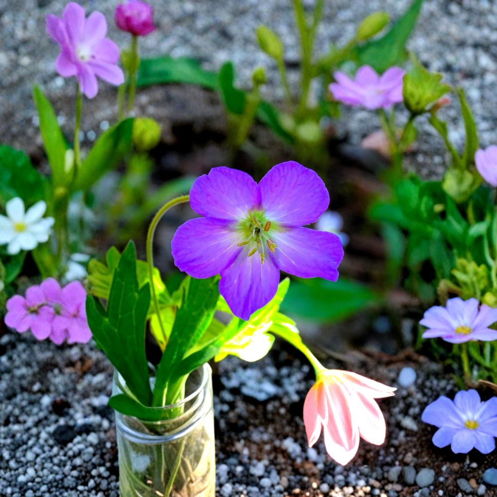Oregon Geranium Seeds – 10 Purple Cranesbill Wildflower Native Perennial Pollinator-Friendly - Geranium oreganum