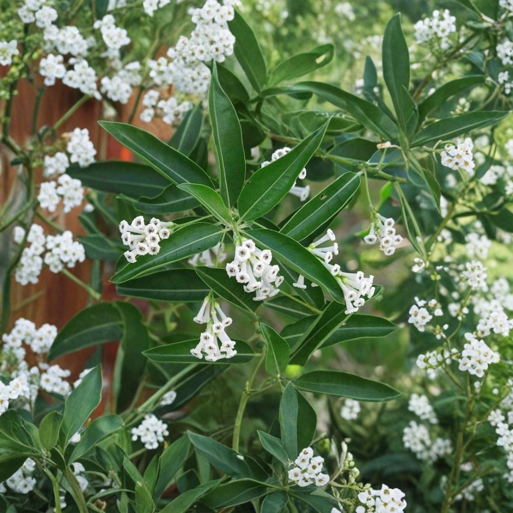 White Chocolate Jasmine Seeds – Cestrum diurnum Day Blooming Fragrant Evergreen Shrub, Tropical Fast-Growing Plant for Gardens