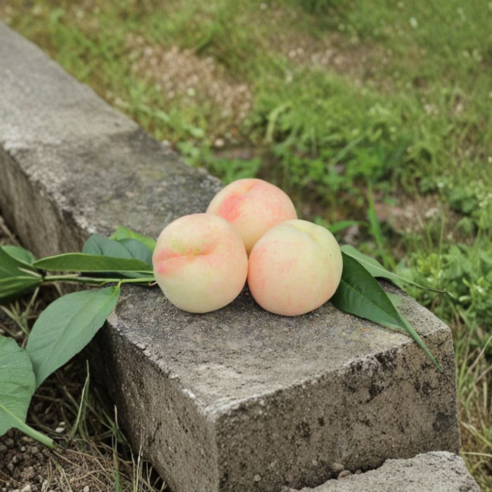 Fenghua Yulu Honey Peach Tree Live Plant | Chinese Sweet Juicy Fruit Tree | Prunus persica | Premium Deciduous Fruit Tree