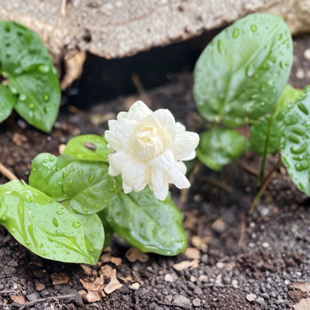 Arabian Jasmine ‘Grand Duke’ Live Starter Plants – Fragrant Double White Flowers, Jasminum sambac, Indoor & Garden Container