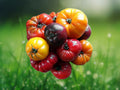 50 Seeds Rainbow Beefsteak Tomato Heirloom Non-GMO Colorful Large Fruit Sweet Edible Vegetable Easy Grow Patio Container Garden